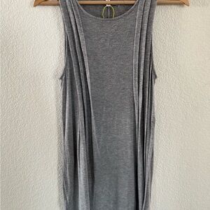 BCBGeneration Charcoal Sleeveless Tank Top